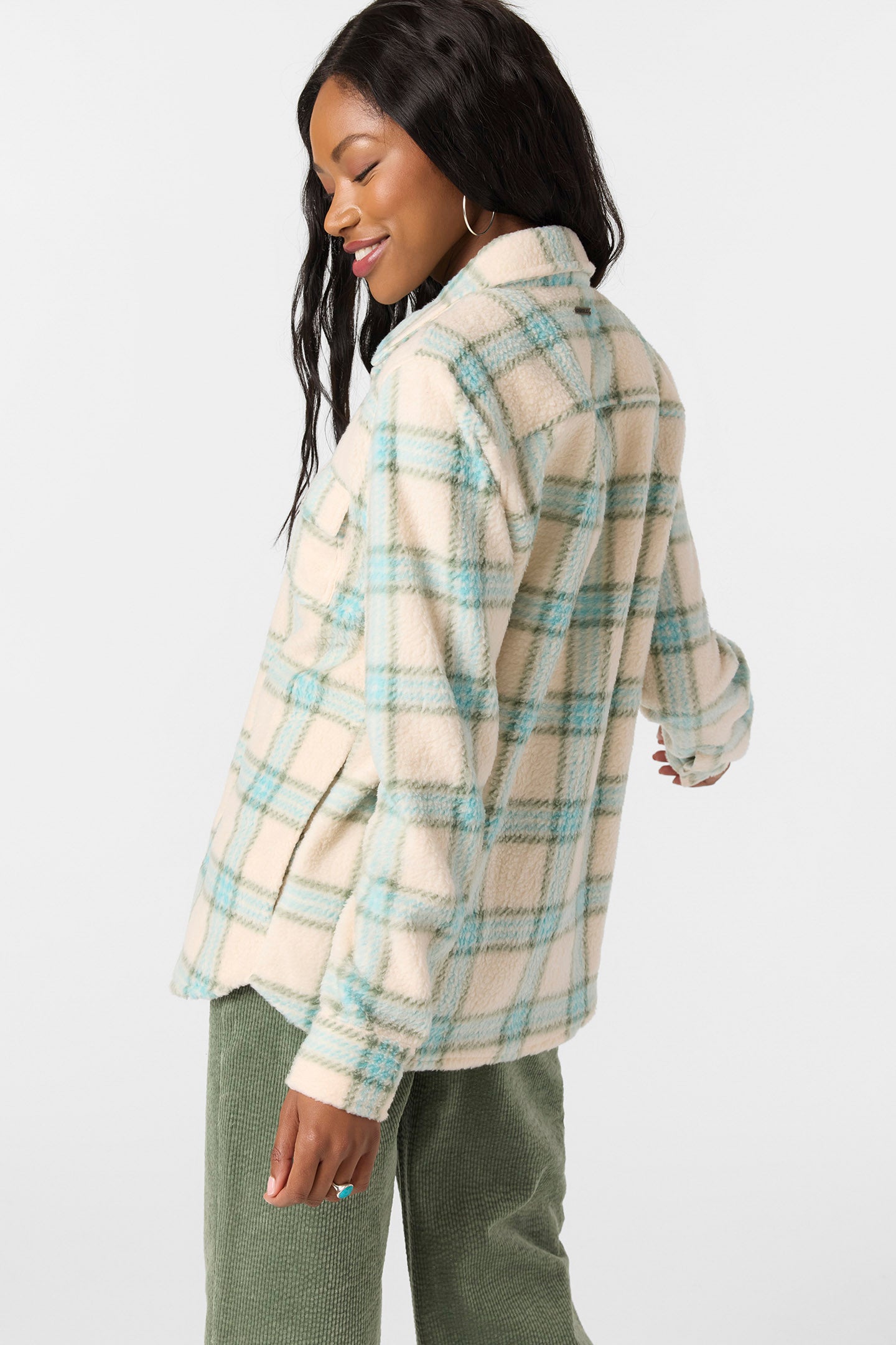 Zuma High Pile Long Sleeve Top - Nile Blue | O'Neill