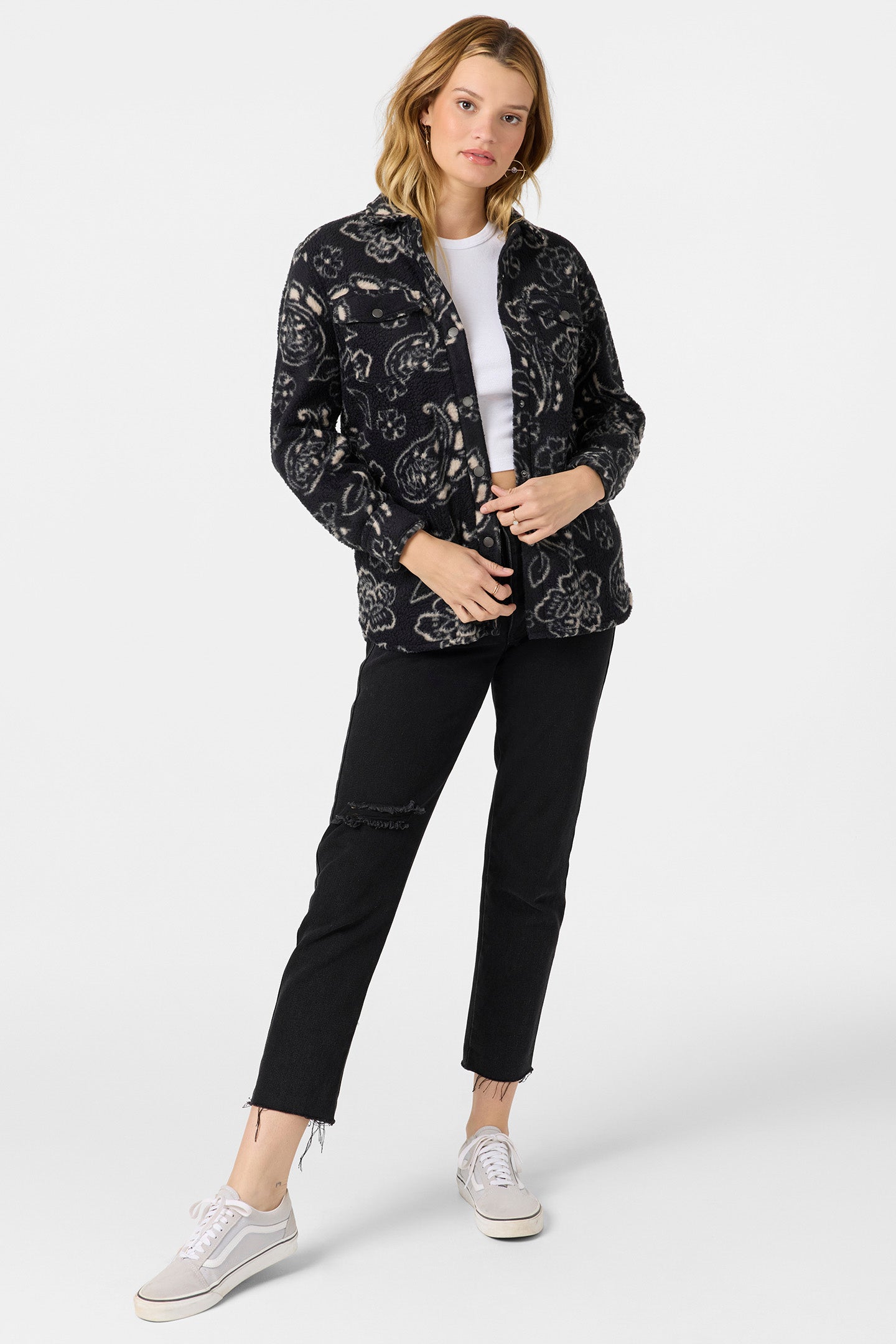 Zuma High Pile Long Sleeve Top - Simply Taupe | O'Neill