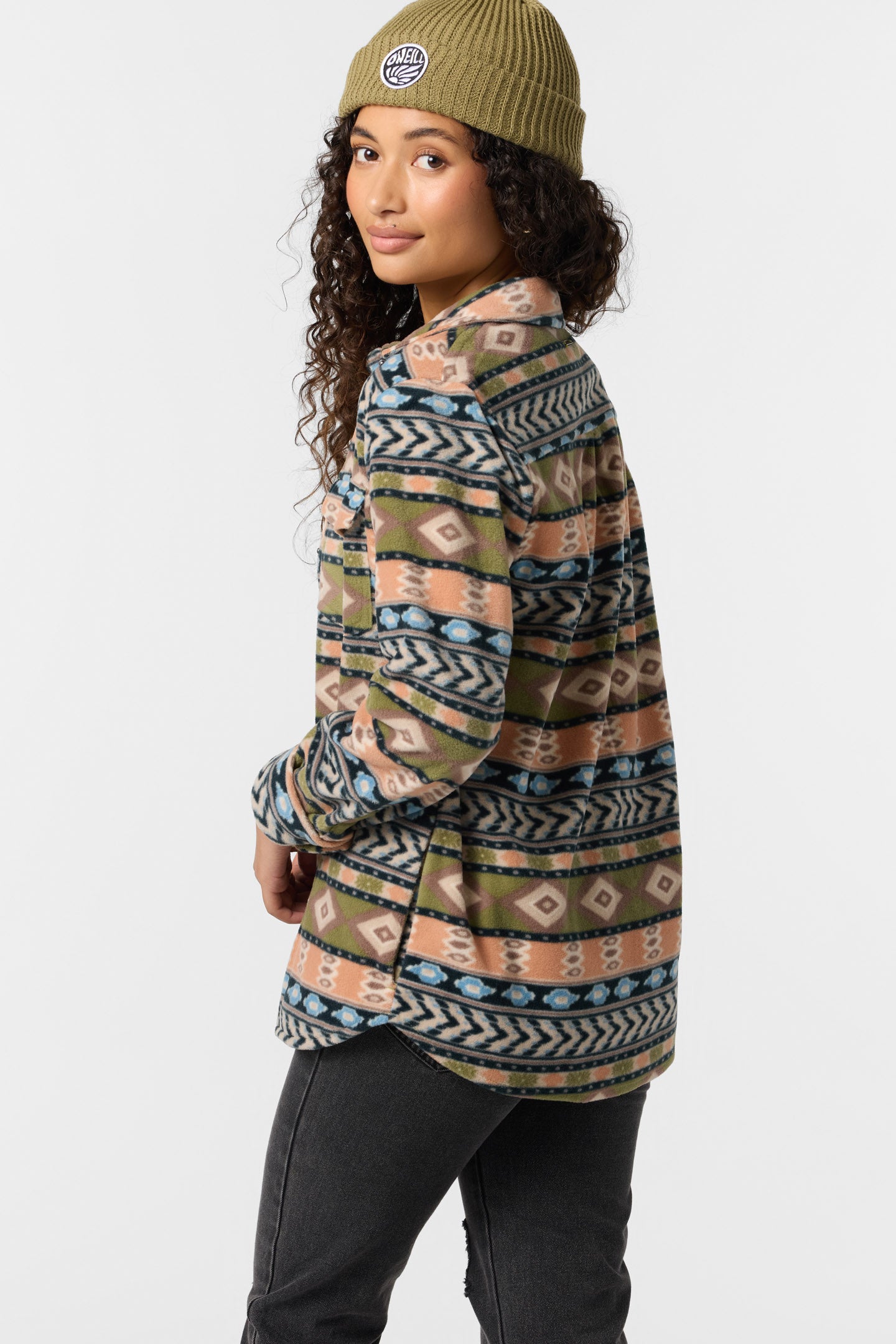 Zuma Superfleece Long Sleeve Top - Martini Olive | O'Neill