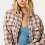 Brooks Flannel Long Sleeve Top