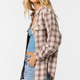 Brooks Flannel Long Sleeve Top