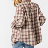 Brooks Flannel Long Sleeve Top