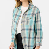 Brooks Flannel Long Sleeve Top
