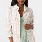 Brooks Flannel Long Sleeve Top