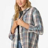 Logan Flannel Long Sleeve Top