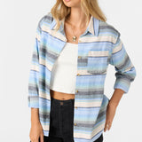 Logan Flannel Long Sleeve Top
