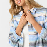 Logan Flannel Long Sleeve Top