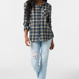 Logan Flannel Long Sleeve Top
