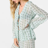 Regina Hoodie Printed Top