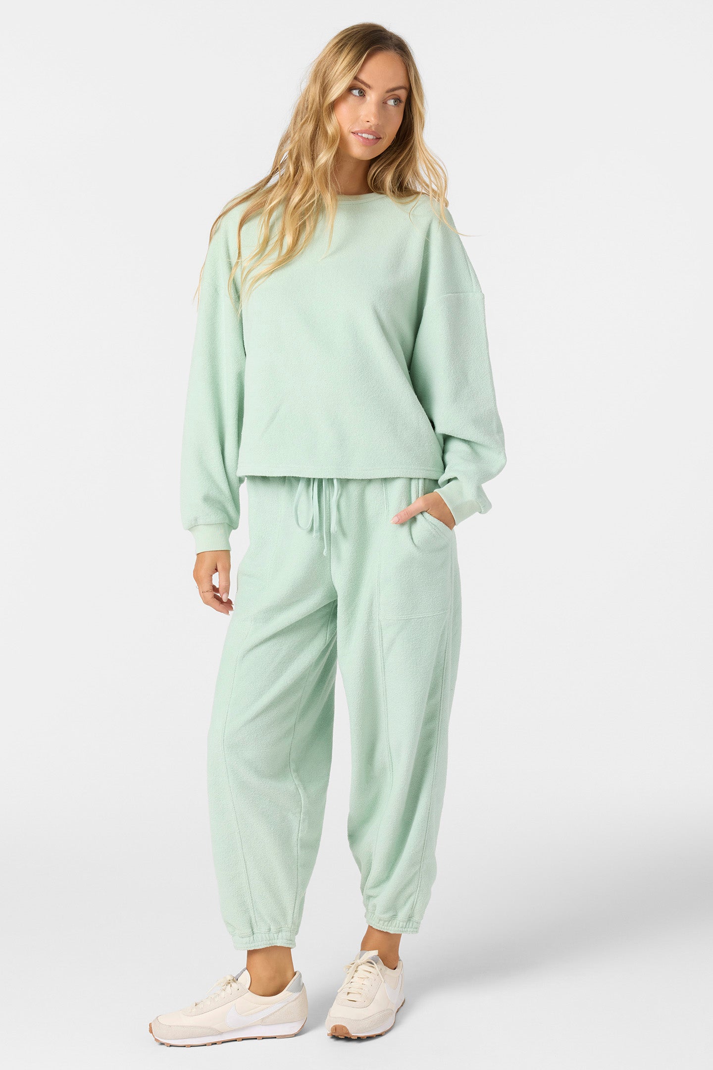 Wavelength Crew Crew Neck Fleece - Seafoam | O'Neill