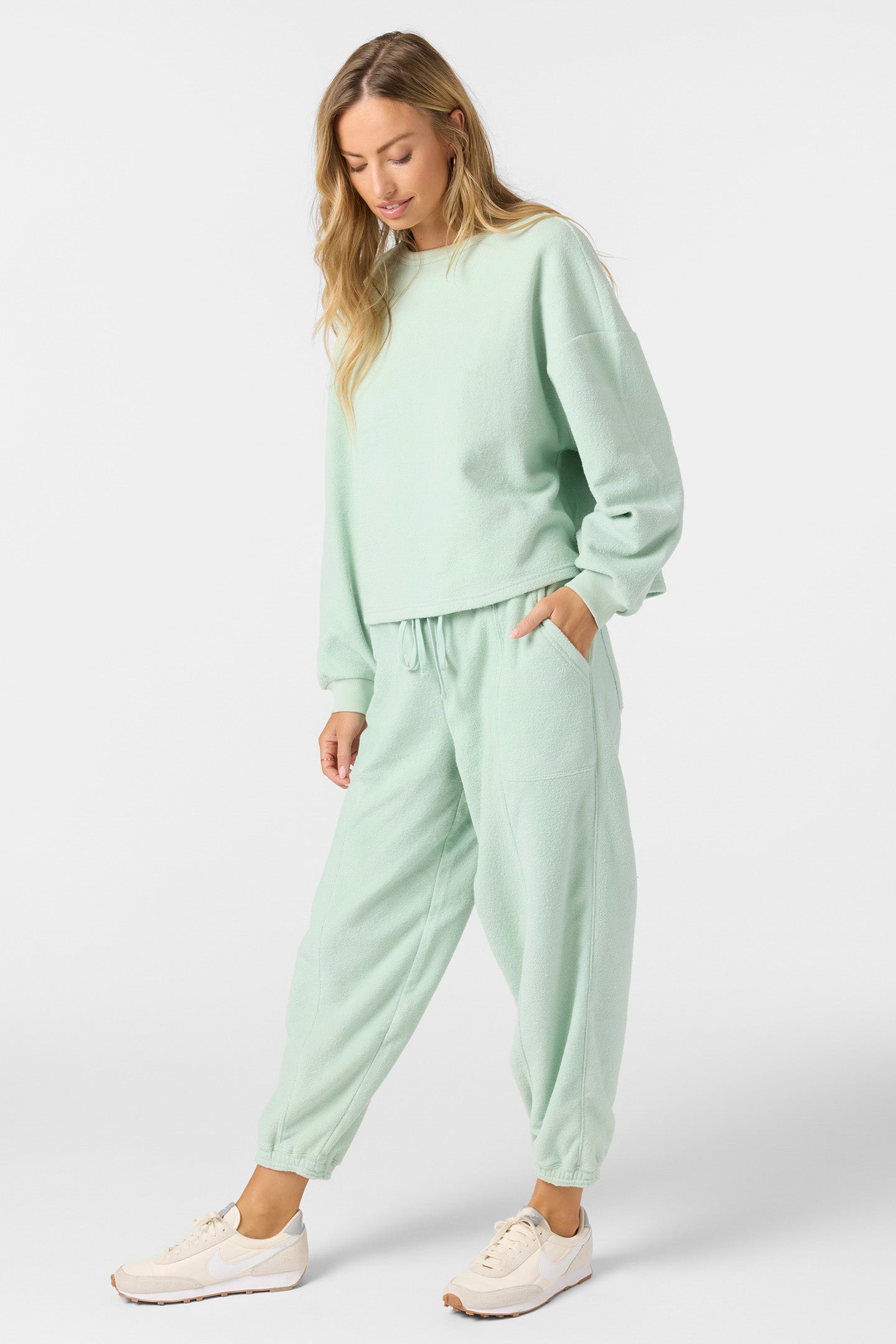 Wavelength Crew Crew Neck Fleece - Seafoam | O'Neill