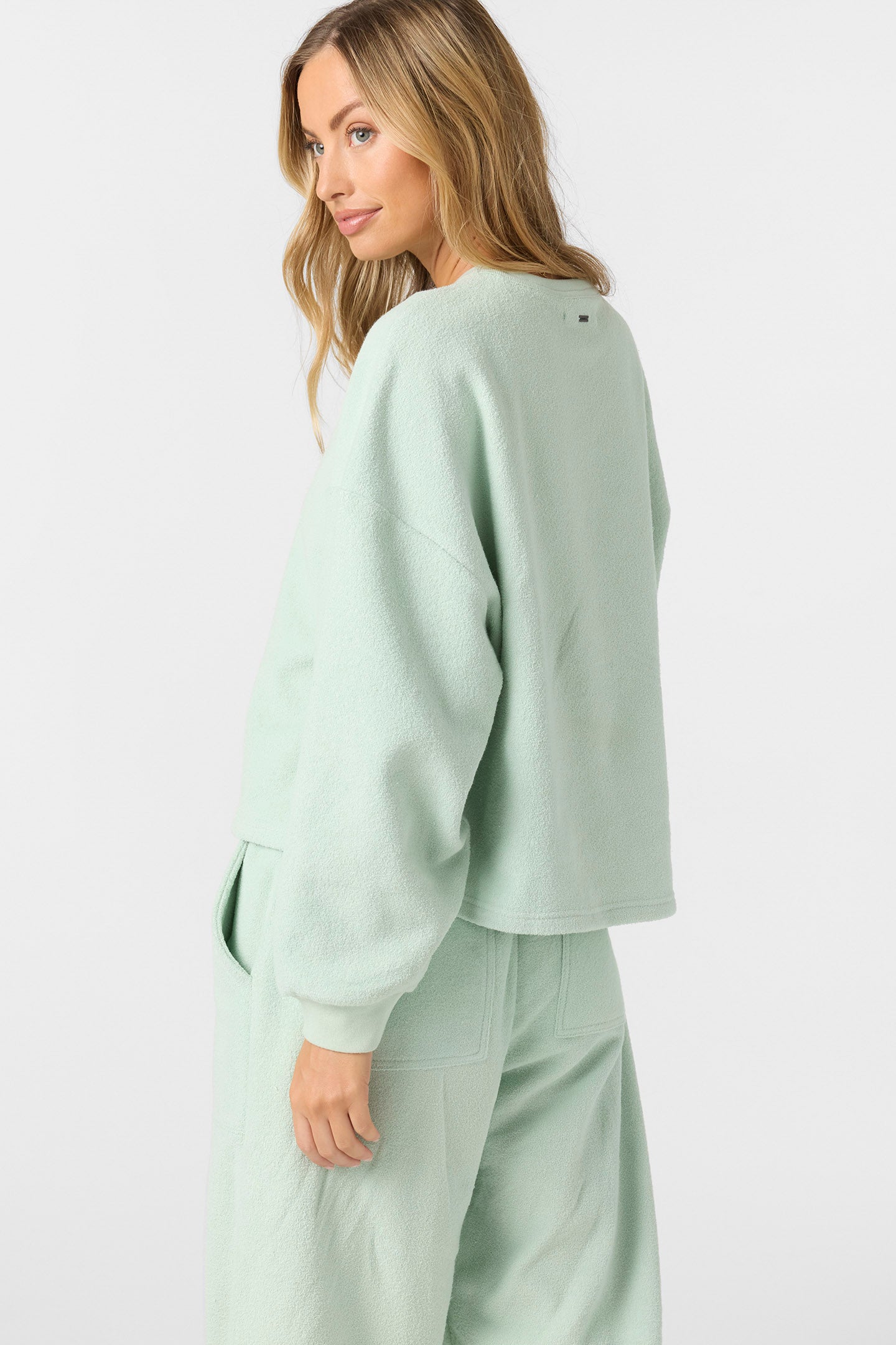 Wavelength Crew Crew Neck Fleece - Seafoam | O'Neill