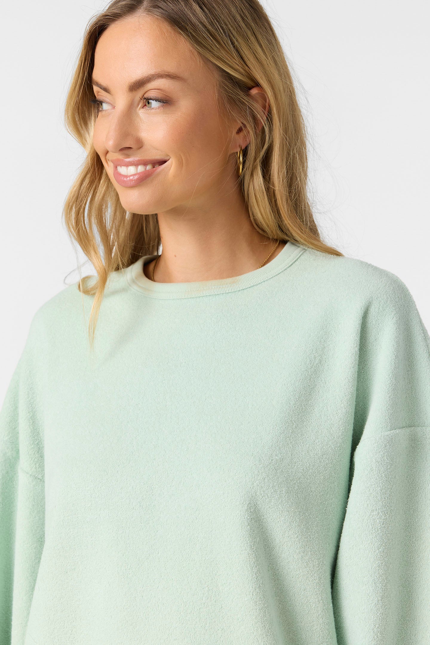 Wavelength Crew Crew Neck Fleece - Seafoam | O'Neill