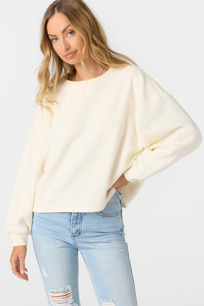 Wavelength Crew Crew Neck Fleece - Winter White | O'Neill