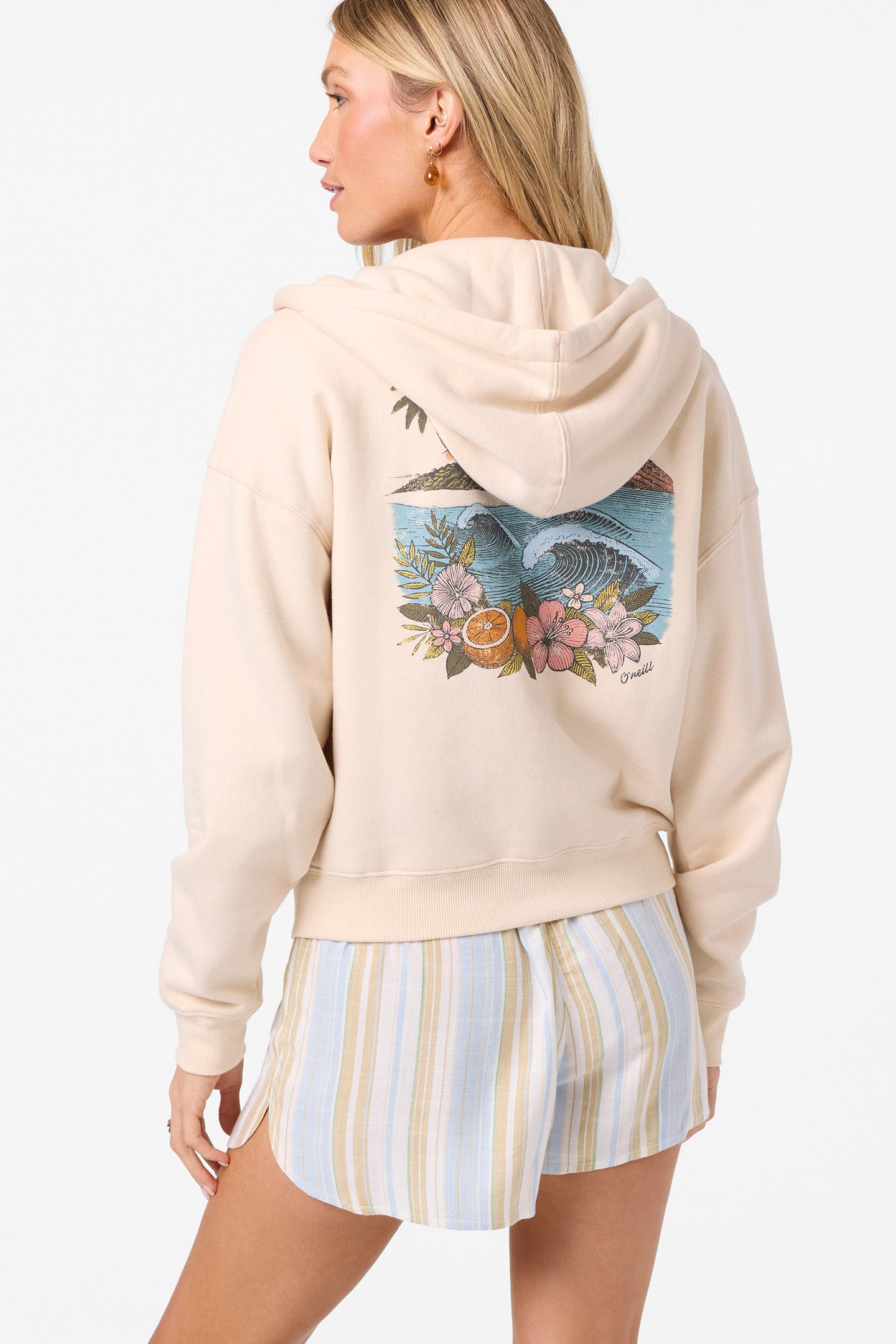 Atwood Zip Hoody Zip Fleece - Tapioca | O'Neill