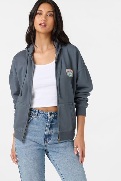 O project / HOODED JACKET フーディ Atwood Zip Hoody Zip Fleece - Washed Slate | O'Neill