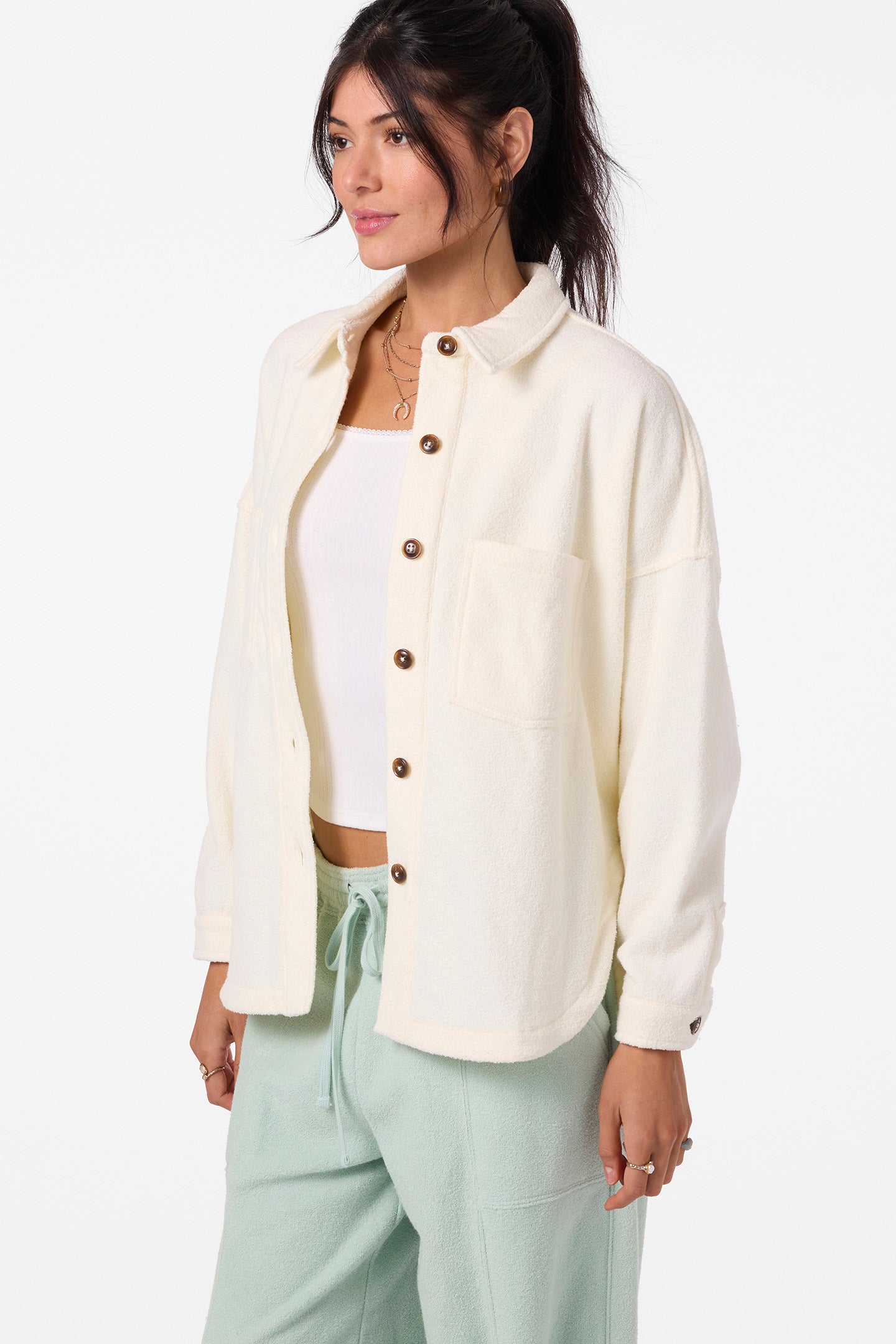 Wavelength Fleece Jacket Zip Fleece - Winter White | O'Neill