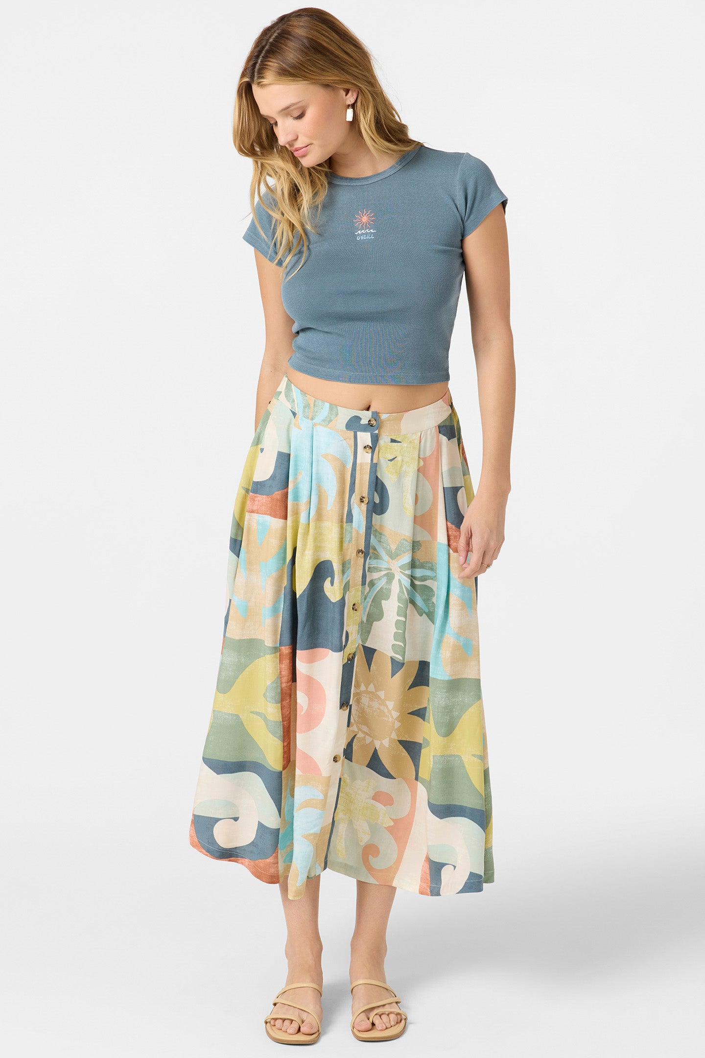 Maisel Midi Skirt - Multi Clr | O'Neill