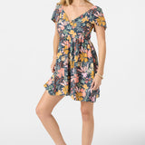 Carina Floral Short Dress