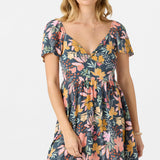 Carina Floral Short Dress