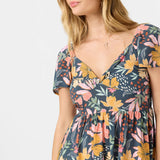 Carina Floral Short Dress