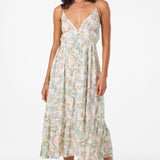 Pilar Nayomi Floral Midi Dress