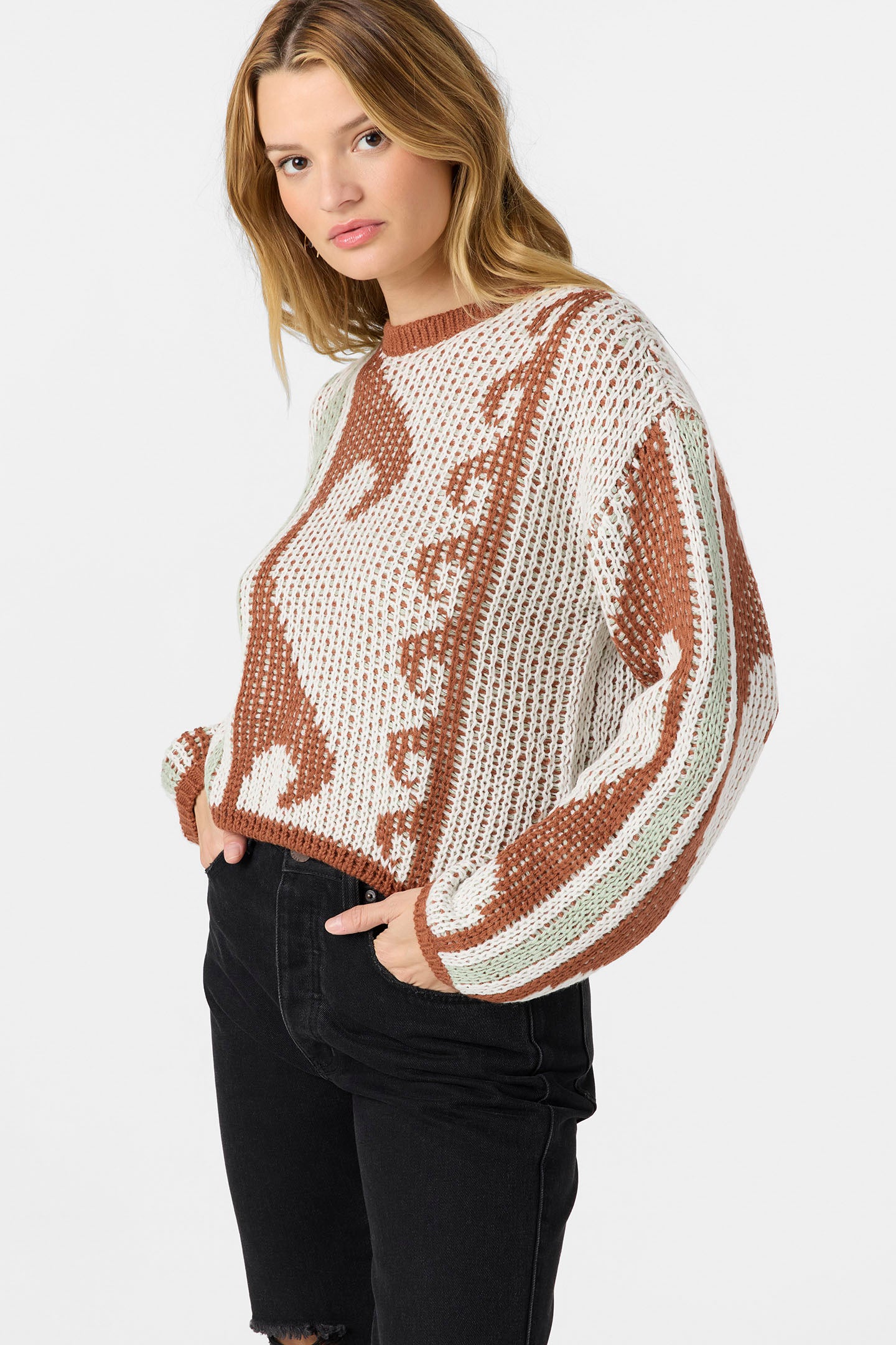 Josephine Long Sleeve Sweater - Winter White | O'Neill