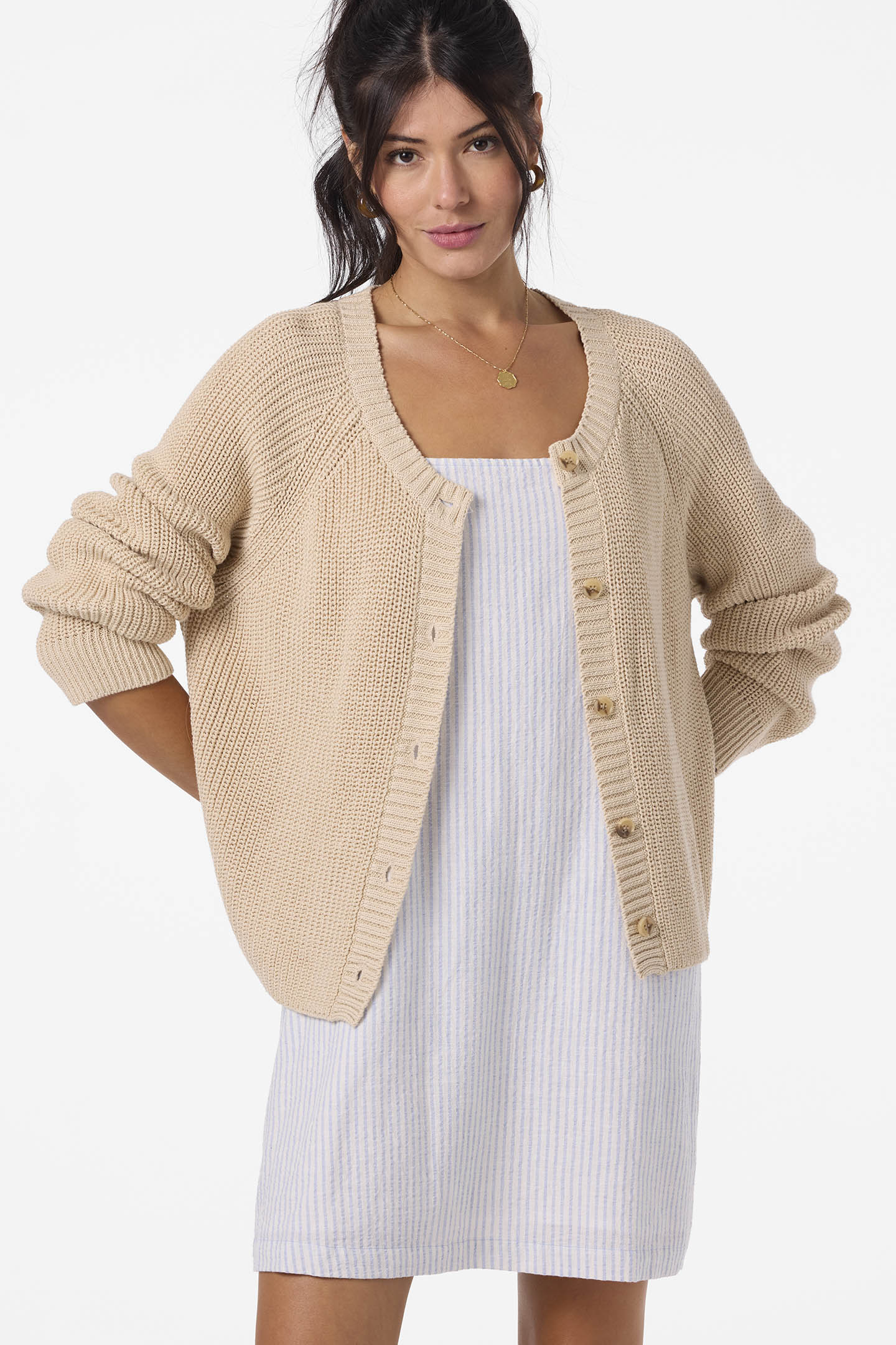 Kerris Long Sleeve Sweater - Natural | O'Neill