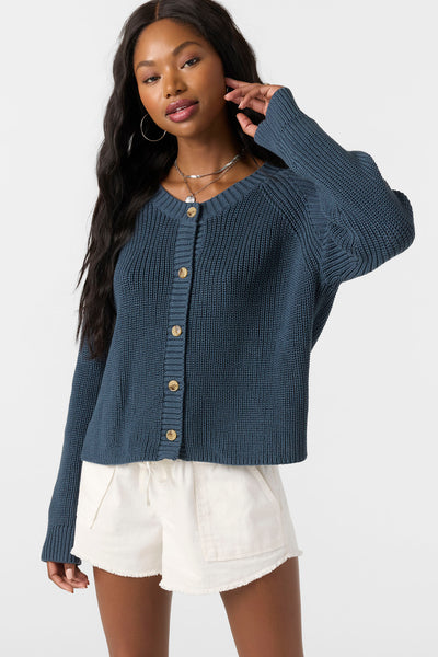 Kerris Long Sleeve Sweater - Slate | O'Neill