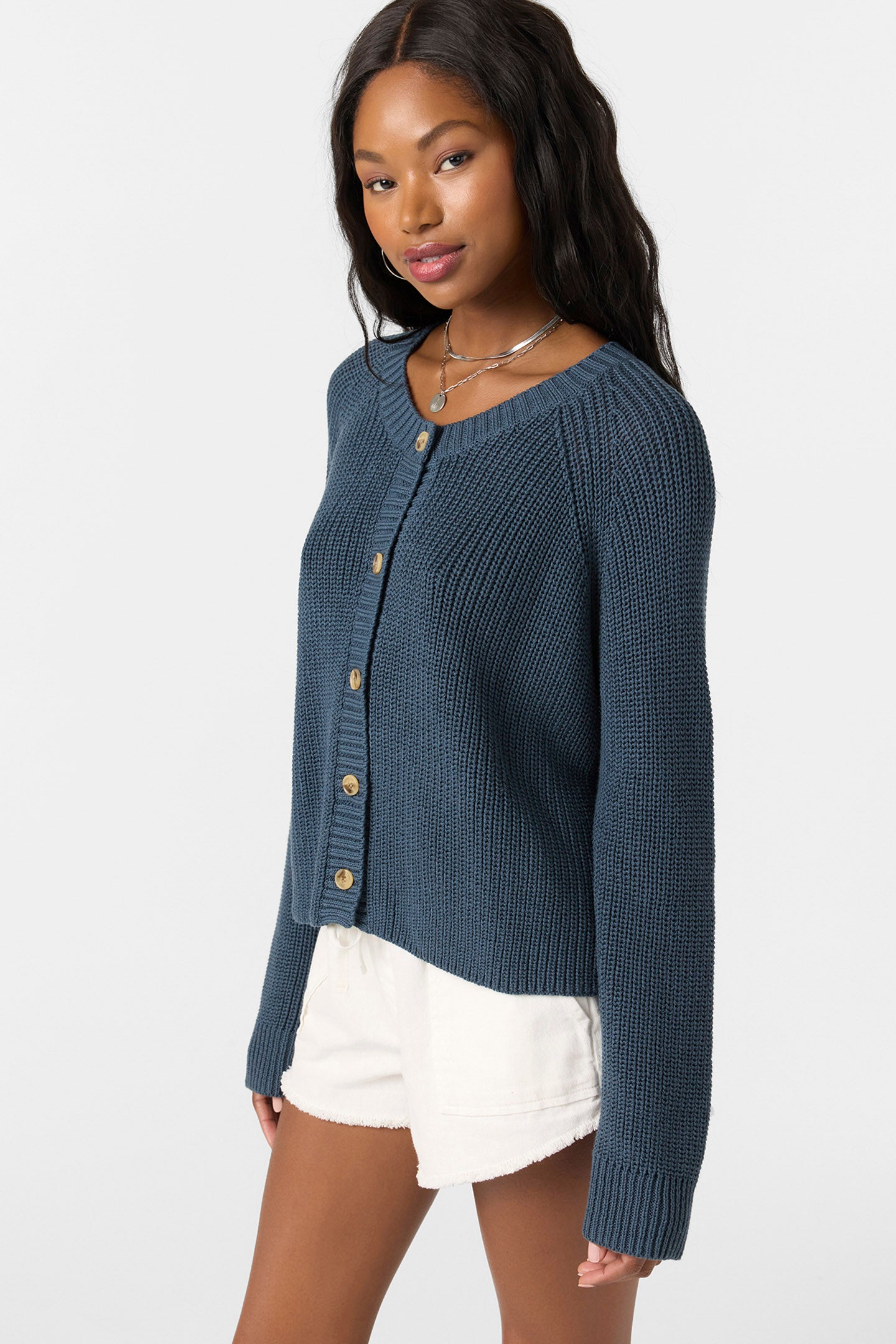 Kerris Long Sleeve Sweater - Slate | O'Neill