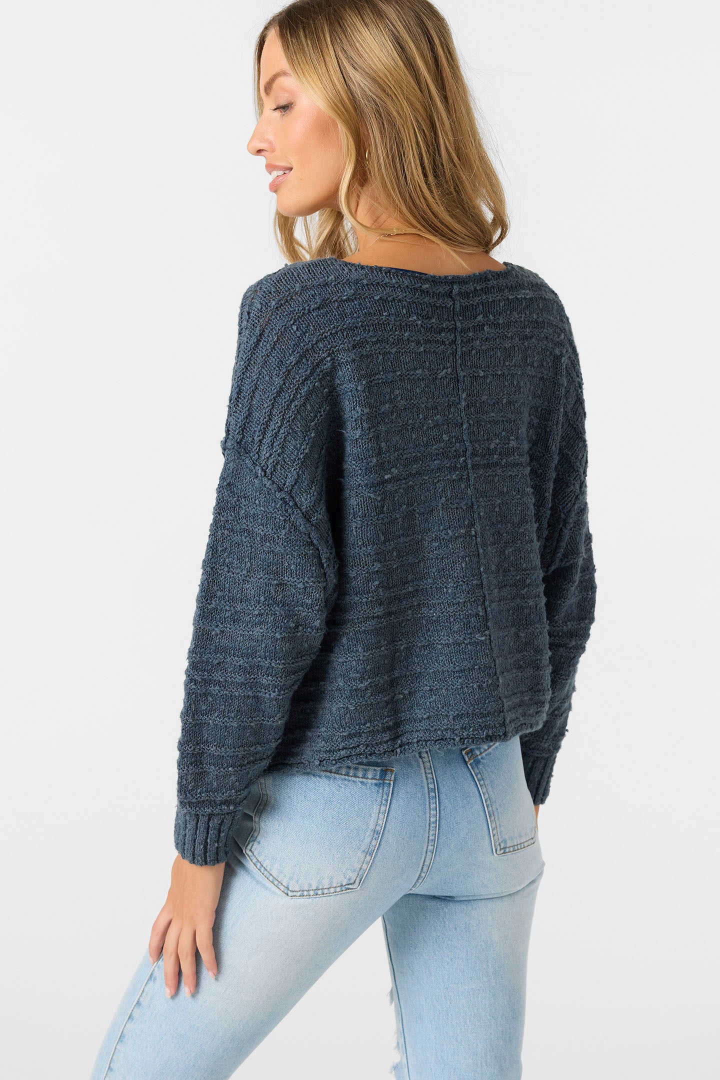 Brayton Long Sleeve Sweater - Slate | O'Neill