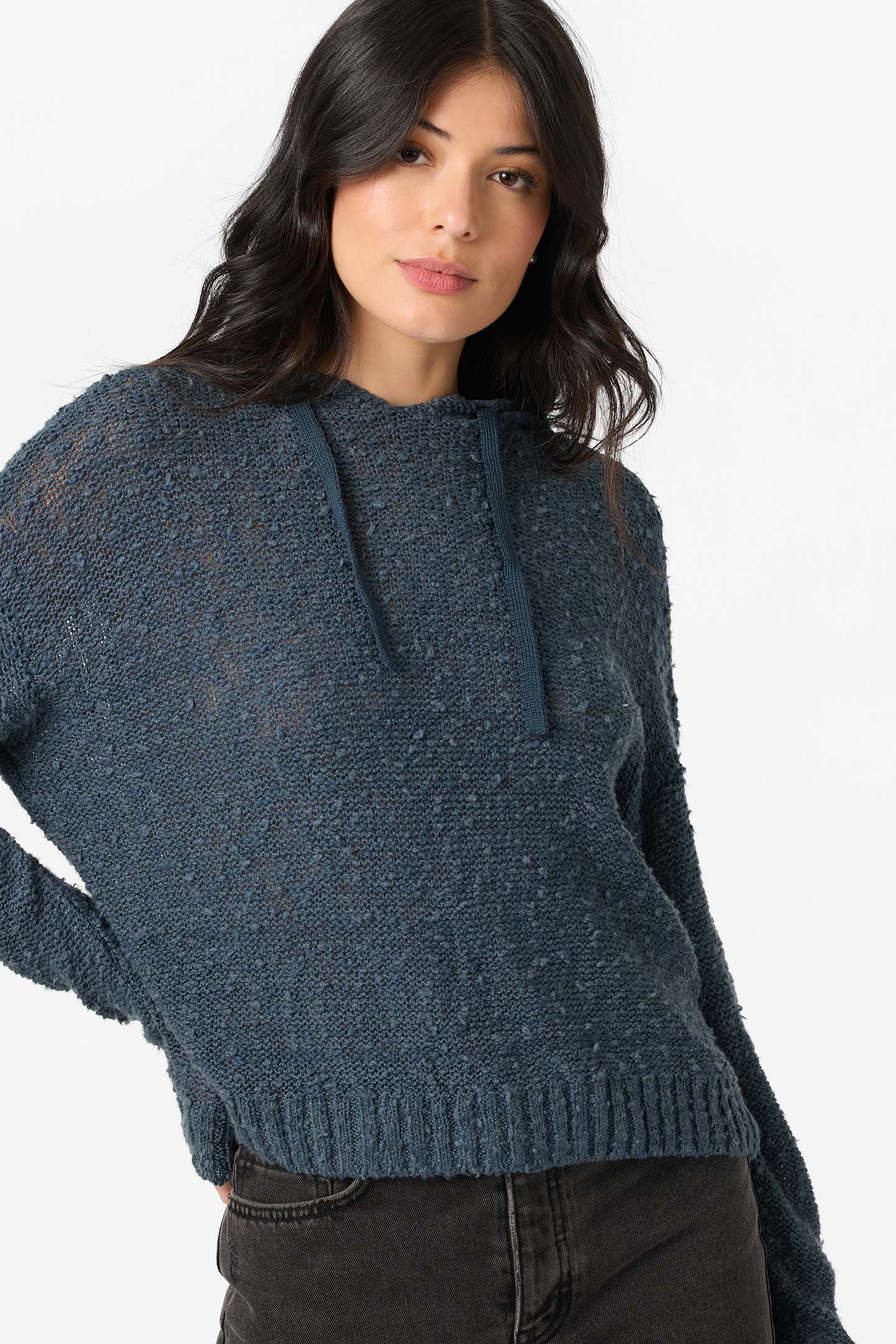 Jayne Solid Long Sleeve Sweater - Slate | O'Neill