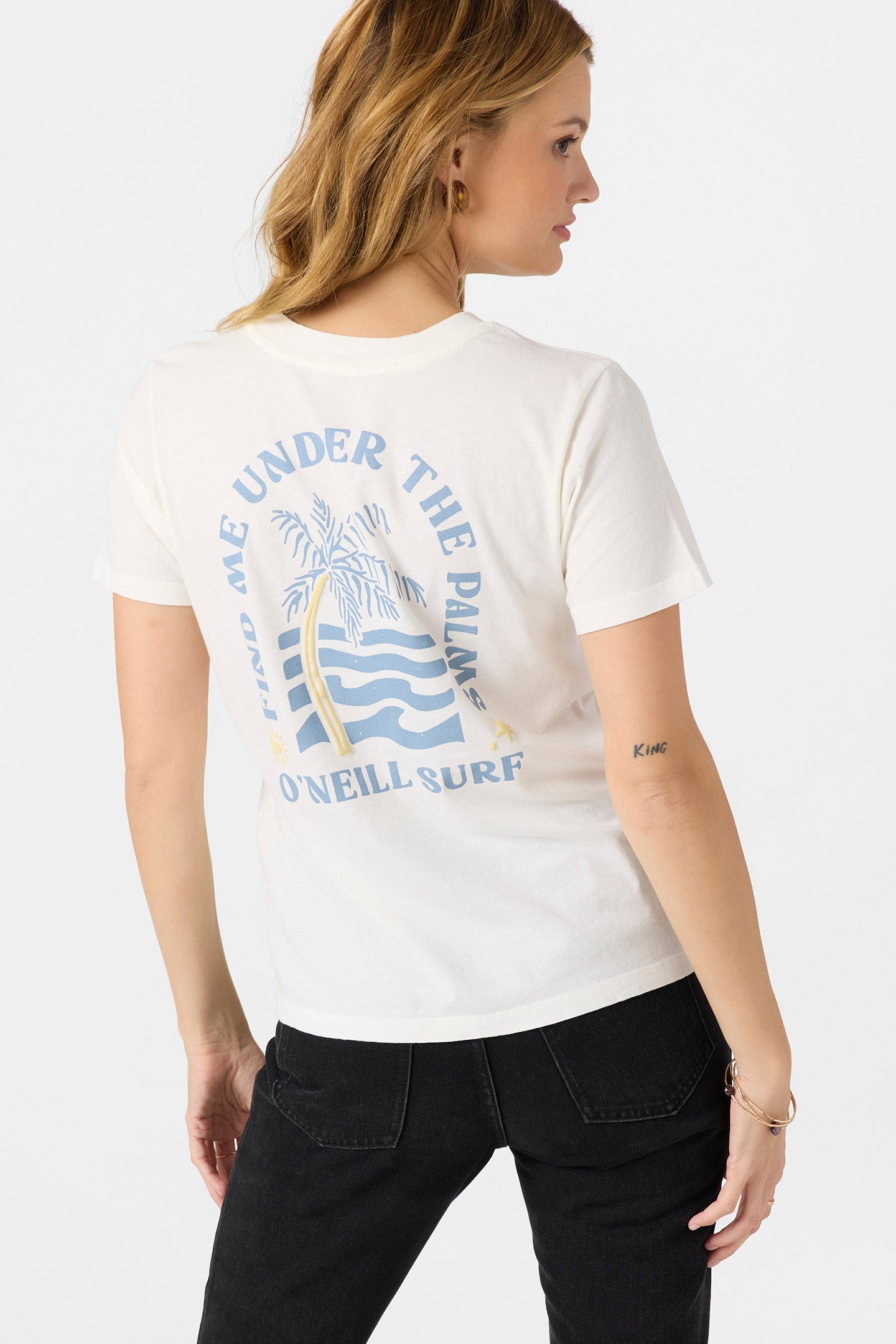 【タグ付き】WIND AND SEA PALM TREE フリースベスト　XL Palm Tree Shore Tee - Winter White | O'Neill
