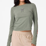 Boho Butterfly Long Sleeve Tee