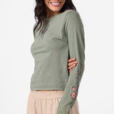 Boho Butterfly Long Sleeve Tee