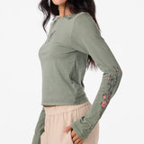 Boho Butterfly Long Sleeve Tee