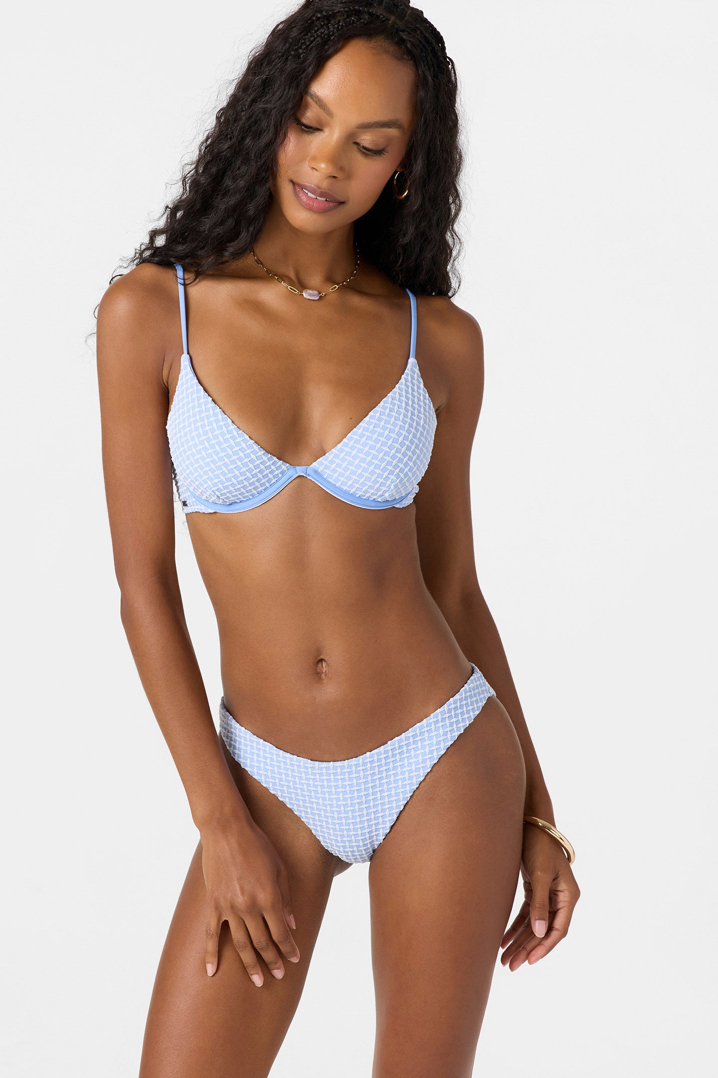 Driftwood Dobby Honopu Bra Top - Hydrangea | O'Neill
