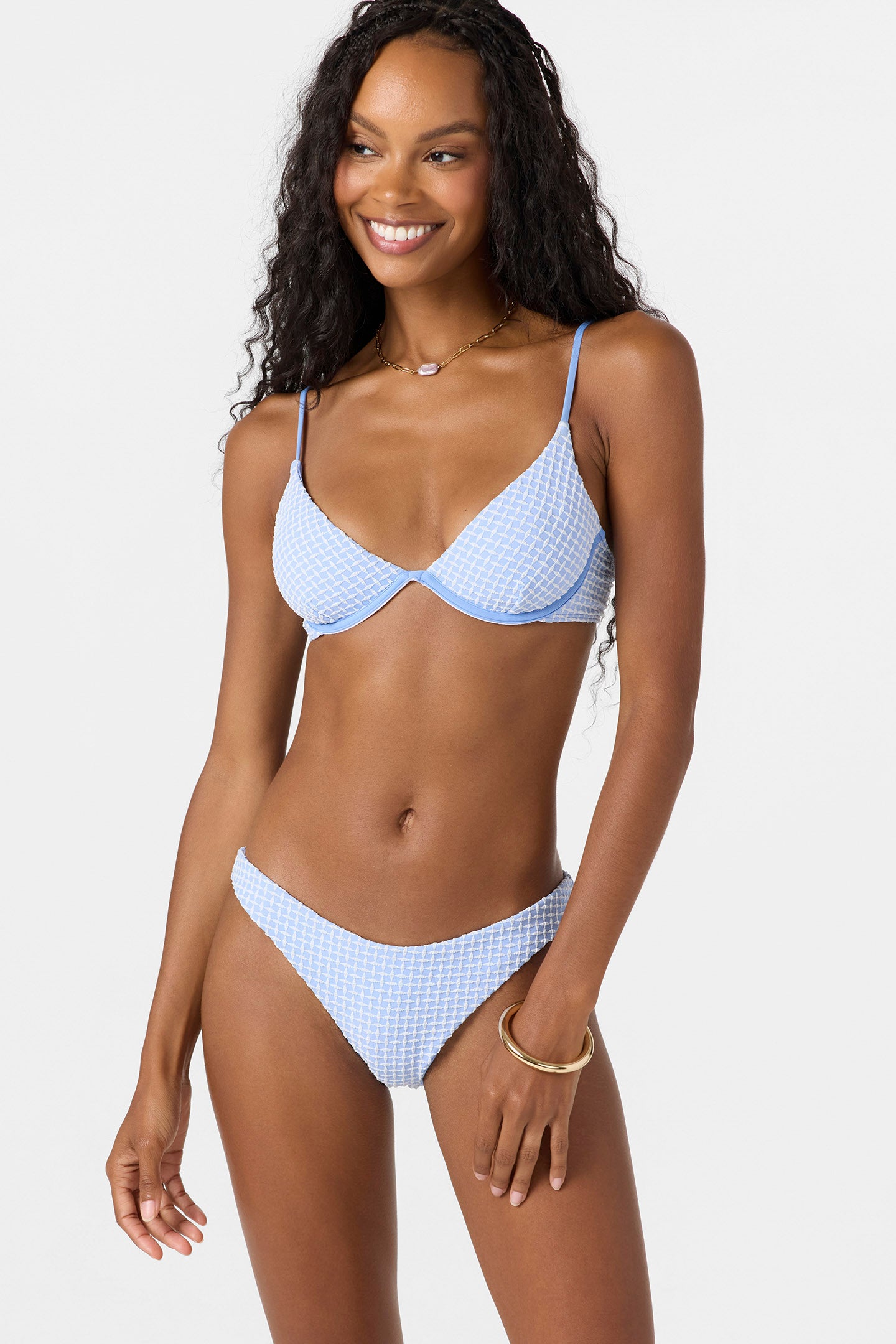 Driftwood Dobby Honopu Bra Top - Hydrangea | O'Neill