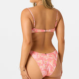 Nayomi Floral Pismo Bralette Top