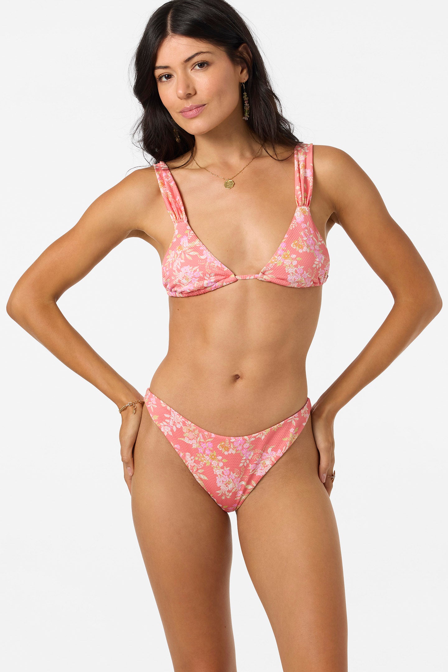 Nayomi Floral Menorca Triangle Top - Porcelain Rose | O'Neill