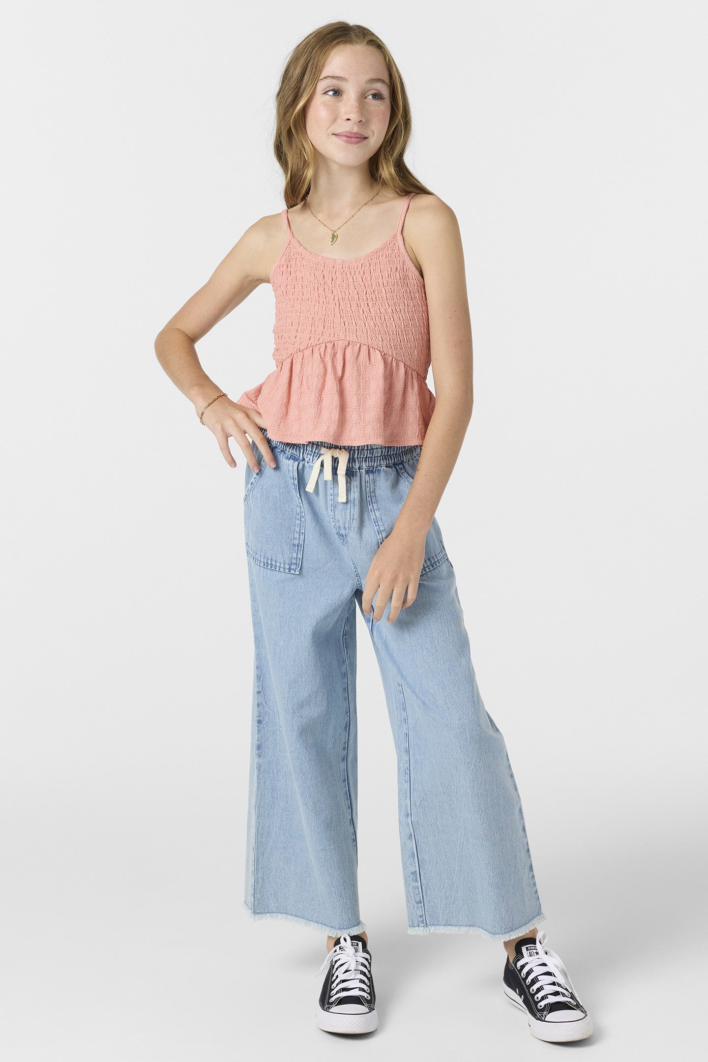 Girl's Bianca Sleeveless Top - Coral Haze | O'Neill