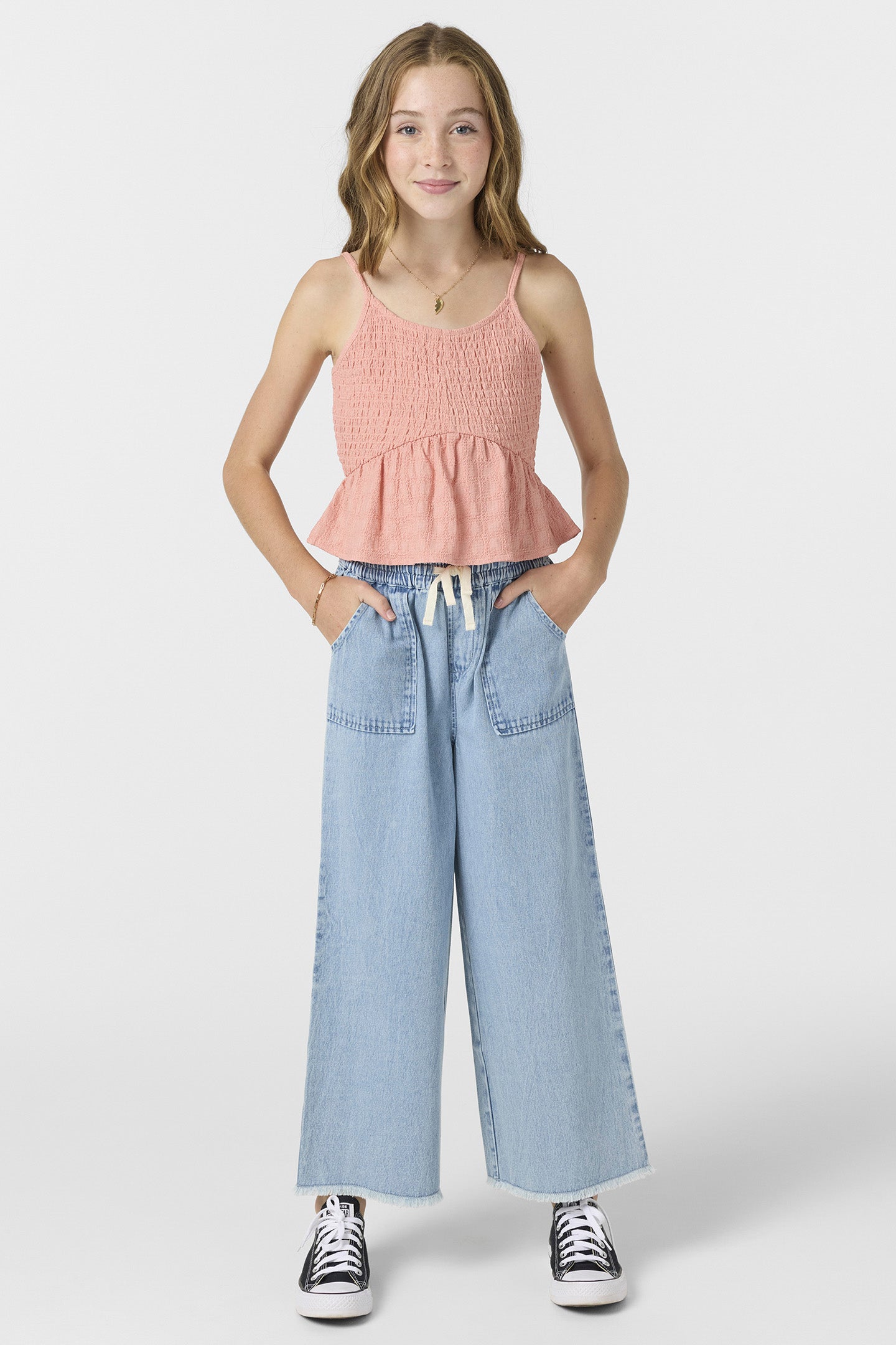 Girl's Bianca Sleeveless Top - Coral Haze | O'Neill
