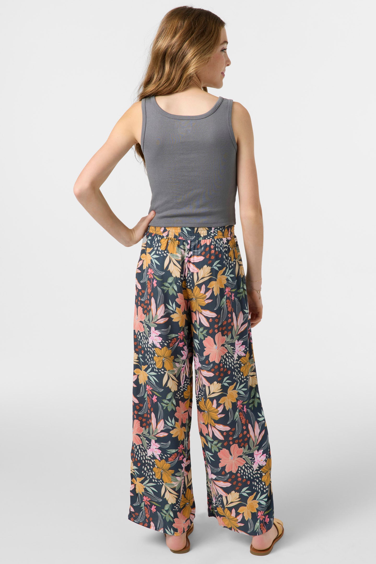 Girl's Torrie Mila Floral Pants - Slate | O'Neill