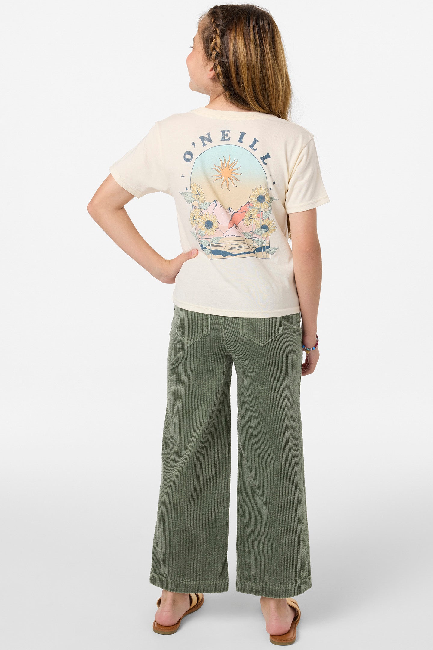 Girl's Langford Cord Pant Pants - Sea Spray | O'Neill