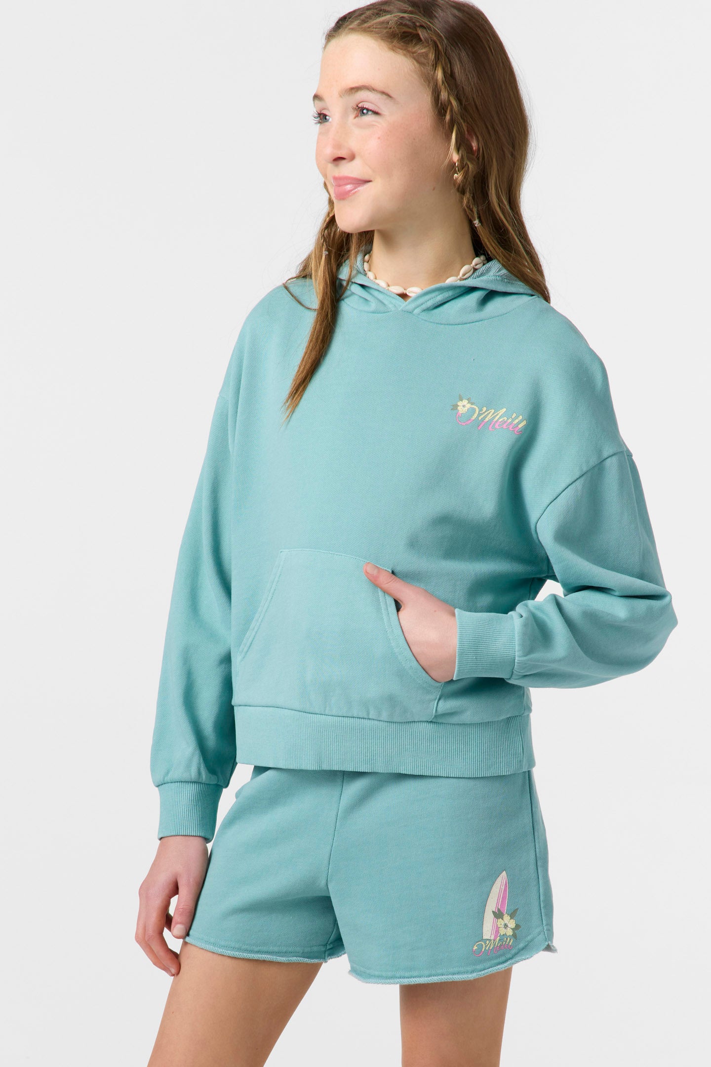 Girl's Asher Pullover Fleece - Nile Blue | O'Neill