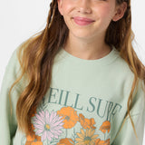 Girl's Skylar Crew Neck Fleece - Seafoam | O'Neill