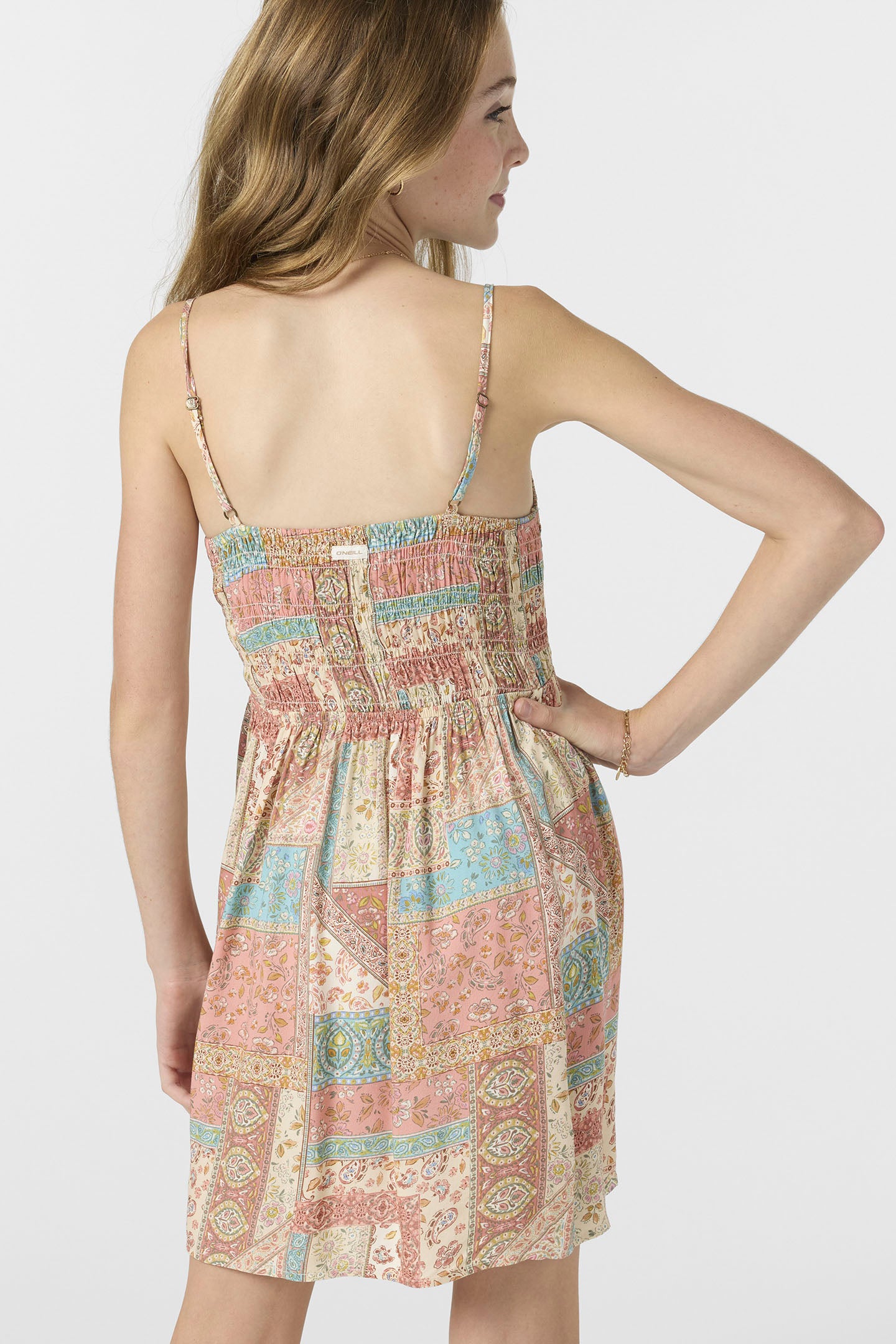 O'Neill Girl's Laticia Mini Dress, Size Large, Viscose O'Neill Girl's Laticia Mini Dress, Size Large, Viscose