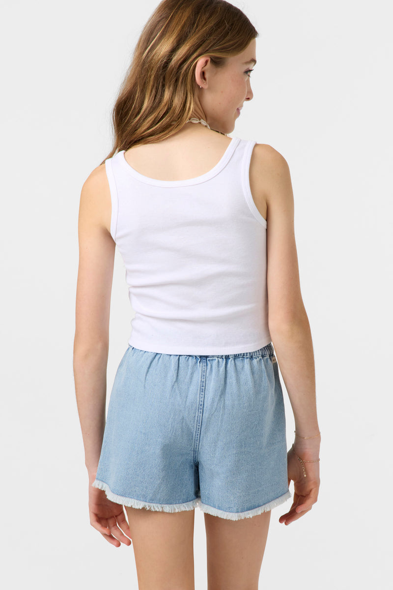 GIRLS PALM TREE SHORE WHITE – O'Neill