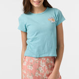 Girl's Board Bloom Tee - Nile Blue | O'Neill