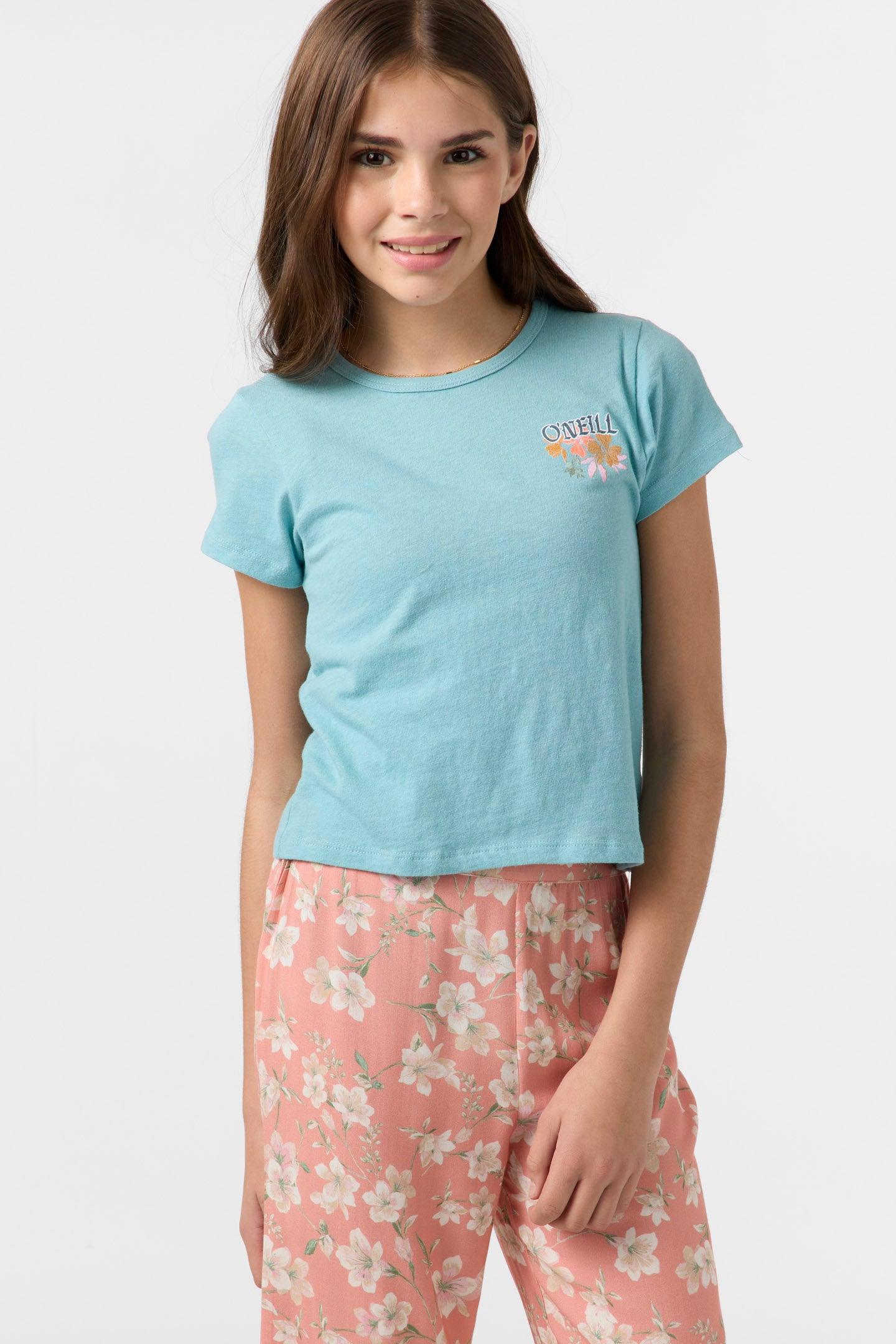 Girl's Board Bloom Tee - Nile Blue | O'Neill